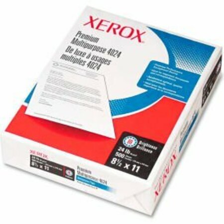 XEROX PAPER, 24#, 87BRIGHT, WE, LTR 3R02531